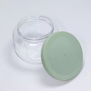 Tarros de Plástico Redondos Vacíos de 250g para Crema Exfoliante Corporal, Envases Cosméticos Personalizados con Tapas - Product Image 3