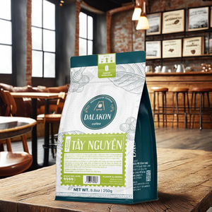 High Quality 250g Dalakon Italian Roast Premium Mellow Taste Espresso 50%Arabica Bag Tay Nguyen Caffeinated Ground <b>Coffee</b> - Product Image 6