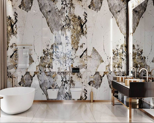 Tmz giá bán buôn Pandora Trắng phiến đá cẩm thạch patagonia phiến đá cẩm thạch gạch tự nhiên sang trọng đá Brazil Pandora đá cẩm thạch - Product Image 5