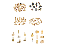 Adaptateur de raccordement rapide au propane ALITAIR 1/4" NPT, kit de raccordement à débit complet, 1 filetage femelle et 1 filetage mâle, raccord de tuyau de gaz
