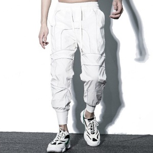 Pantalones Harem Jogger al por mayor para hombre, pantalones deportivos reflectantes de streetwear, pantalones de chándal para hombre, joggers de verano para hombre - Product Image 3