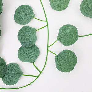 <b>Artificial</b> Money <b>Tree</b> Vine Plastic Hanging Plant High Simulation Leaves Wedding Home Decoration Indoor Use - Product Image 4