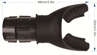 Boquilla de entrenamiento pequeña portátil Capacidad respiratoria de silicona ajustable Ejercicio Fitness Respiración pulmonar Entretenimiento deportivo
