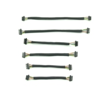 كابل مخصص 8 سنون DF53 0.6 مم DF53-8P-0.6C DF53-32PCF DF53-12P-0.6C 10064-32AWG مع شريط أسيتات