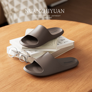 Femmes été moka chaussure plate antidérapant intérieur maison pour pantoufles salle de bain douche <span class=keywords><strong>sandales</strong></span> pour caca sentiment gros nuage étapes - Product Image 4