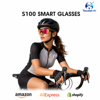 Lunettes Intelligentes avec Caméra 13MP, Enregistrement Photo/Vidéo/Audio, Wi-Fi 6 Double Bande, Chargement Magnétique, Légères, Idéales pour l'Extérieur