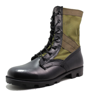 Bottes tactiques de camping et de sport TSB909 vert olive Afrique, style jungle Vietnam, avec manchons Oxford et trous respirants - Product Image 6