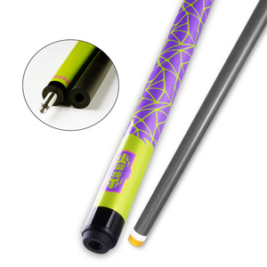 Queue de billard professionnelle - Queue de billard entièrement en fibre de carbone, faible déviation, embouts de 11,8 mm et 12,5 mm, taille réglementaire de 147 cm - Product Image 5