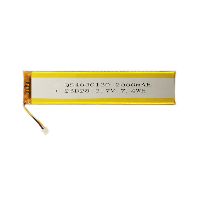 Rechargeable 3.7V Lithium Ion Polymer Battery 4030130 2000mAh Li Ion Battery for GPS Smart Devices