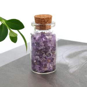 Botella de Cristal Personalizada con Cristales Naturales de Cuarzo, Piedras Sueltas, Cristales Curativos - Product Image 4