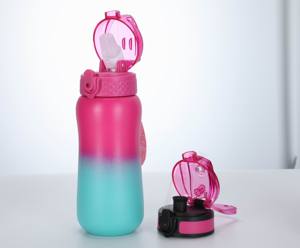 <b>Custom</b> Portable Gradient Color Kids <b>Insulated</b> Double Wall Stainless Steel Carry Hoop Thermal For 304 Stainless Steel - Product Image 6