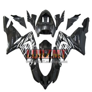 Corps OEM argent noir pour KAWASAKI <span class=keywords><strong>NINJA</strong></span> ZX <span class=keywords><strong>1000</strong></span> CC 10 R 10R ZX10R 04 05 50LQ.37 ZX1000 ZX-10R <span class=keywords><strong>2004</strong></span> 2005 Kit de carénages d'injection - Product Image 1