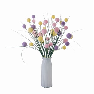ดอกแดนดิไลออนประดิษฐ์ CallaFloral ก้านเดี่ยว สีชมพู เหลือง ม่วง พลาสติก สำหรับตกแต่งงานแต่งงาน ตกแต่งบ้าน ช่อดอกไม้ - Product Image 5