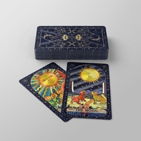 Высокоточные традиционные символические бумажные карты Таро Feeron TA-5 Carbon Impact, настраиваемые для образовательных настольных игр