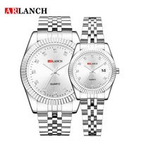 Montres de luxe ARLANCH 304 pour femmes, mode or, étanches, calendrier, quartz, montres pour hommes et femmes, montres de couple