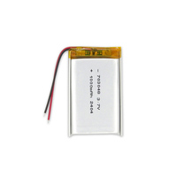 Baterai Lithium Ion Polymer 703048 3.7V 1000mAh LP703048 Baterai Lipo Isi Ulang Dengan Kabel