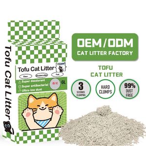Arena para Gatos de Tofu Biodegradable y Ecológica, con Aglutinación Rápida y Propiedades Altamente Absorbentes - Product Image 1
