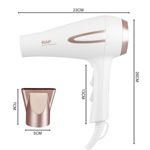 ไดร์เป่าผม RAF Multi Styler 2 ระดับความเร็ว 3 ระดับอุณหภูมิ รุ่นใหม่ มอเตอร์ AC ระดับมืออาชีพ กำลังไฟ 2200 วัตต์ ใช้งานได้จริง - Product Image 3