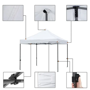 Poste de Acero Ligero con Bolsa con Ruedas para Ferias Callejeras, Mercados de Agricultores, Carnavales Escolares, Concesionarios de Automóviles, Eventos, Ferias Comerciales y Carpas - Product Image 2