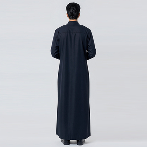 Abito Lungo Casual da Uomo Lignes, Veste Morbida e Resistente per Abbigliamento Etnico del Medio Oriente - Product Image 2