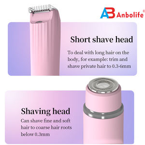 Anbolife <span class=keywords><strong>Rasoir</strong></span> électrique à double tête Lady Underarm Épilateur pour tout le corps <span class=keywords><strong>Rasoir</strong></span> pour pièces intimes privées <span class=keywords><strong>Rasoir</strong></span> à raser - Product Image 5