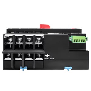 ממיר פוטו-וולטאי LUZRO LUZ 4P תלת פאזי 4 חוטים, התקנה על פס דין, מחליף אוטומטי להמרת חשמל כפול, מפסק 6kA - Product Image 5