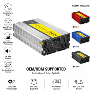 <span class=keywords><strong>Inverter</strong></span> a Onda Sinusoidale Pura da <span class=keywords><strong>12V</strong></span> 24V 48V a 110V <span class=keywords><strong>220V</strong></span> 230V, <span class=keywords><strong>Inverter</strong></span> Off-Grid da 300W 2000W 3000W 5000W 6000W, Convertitore di Potenza da CC a CA - Product Image 2
