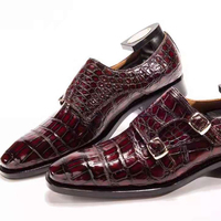 Chaussures pour hommes de qualité supérieure en crocodile sur semelle Cloud, fabriquées à la main par Goodyear, chaussures habillées formelles pour hommes, en cuir d'alligator véritable, chaussures de ville pour hommes