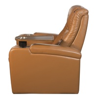 Vente d'usine de canapé de cinéma VIP en cuir personnalisé siège de salle de cinéma canapé inclinable avec table à lettres