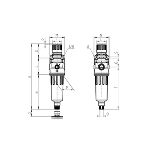 NOUVEAU Filtre-régulateur de <span class=keywords><strong>pression</strong></span> Camozzi d'origine N208-D10, <span class=keywords><strong>prix</strong></span> d'usine Offre Spéciale N208-D10 réducteur de <span class=keywords><strong>pression</strong></span> Camozzi, série N - Product Image 3