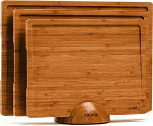 Juego de tabla de cortar de bambú Youlike con material ecológico para verduras y carne para cualquier cocina y restaurante - Product Image 4