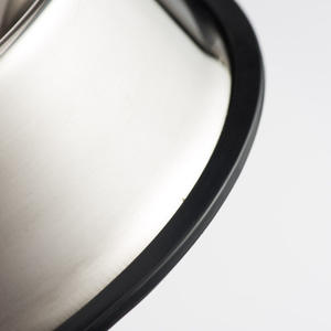 الجملة الفولاذ المقاوم للصدأ عدم الانزلاق الكلب وعاء قطة الحيوان الحيوانات الأليفة جولة الغذاء وعاء مياه أطباق للكلاب جرو الغذاء المياه السلطانية لتغذية - Product Image 5