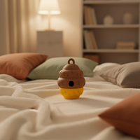 Jouet à mâcher 3D moderne, mignon, de style dessin animé, classique et luxueux pour chiens et chats, écologique, durable, en silicone de qualité alimentaire, pour une utilisation en intérieur/extérieur