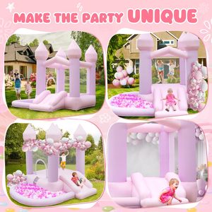 <span class=keywords><strong>Castillo</strong></span> Inflable para Interiores y Exteriores, Mini Brincolín para Niños Pequeños, Fácil <span class=keywords><strong>de</strong></span> Instalar con Soplador, para Fiestas <span class=keywords><strong>de</strong></span> Cumpleaños, OEM, ODM, RTS - Product Image 4