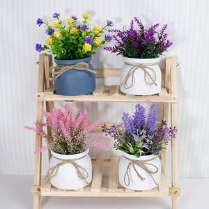 Mini vaso artificiale impermeabile fiori per campo da calcio all'aperto facile installazione e resistente al fuoco - Product Image 6