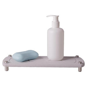 Porte-savon de cuisine en terre de diatomées personnalisé, plateaux de salle de bain utilisés pour les articles de toilette, maison moderne - Product Image 4