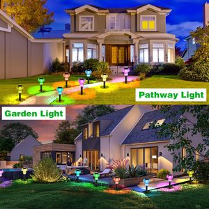 Năng lượng mặt trời Powered Đèn ngoài trời không thấm nước mặt đất Ổ cắm đèn trang trí cho sân vườn biệt thự sân bãi đồng cỏ bãi cỏ - Product Image 5