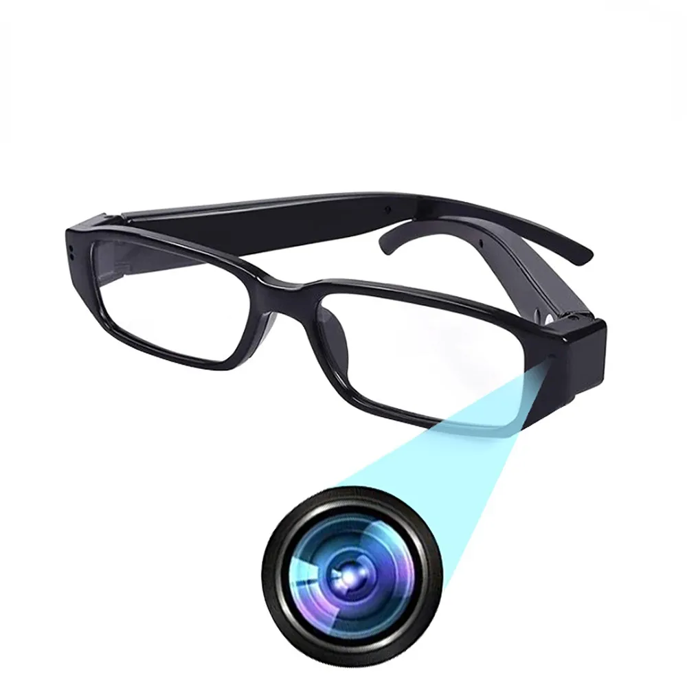 Mini videocámaras HD para conducción de vídeo, gafas inteligentes para ciclismo con gafas, videocámara para exteriores