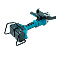 Meuleuse d'angle professionnelle sans fil 36V, 230 mm (9 pouces), robuste, pour la découpe et le meulage, avec interrupteur coulissant et frein de sécurité