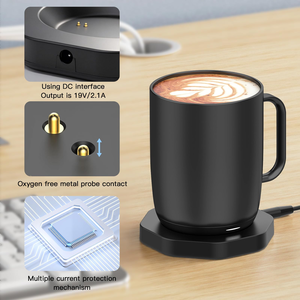 Nueva Base Calefactora Inalámbrica USB para Tazas con Control de Temperatura, Calentador Inteligente para Tazas de Agua, Café y Leche - Product Image 4