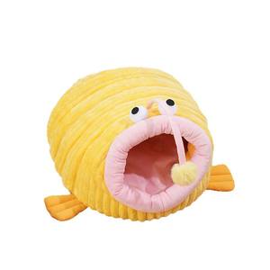 Лежанка-домик для кошек и собак в форме рыбки, экологичная, складная, для зимнего использования, из прочной ткани, товары для животных, популярные в интернете - Product Image 5