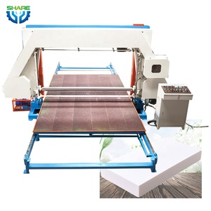 Máquina cortadora de espuma horizontal Máquina de fabricación de colchones de espuma PU de automatización - Product Image 1