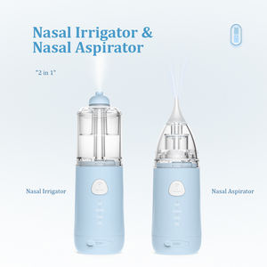 Multifunktions 2 in 1 elektrischer Nasen sauger Nasen spülung Starke Saug-Silikon-<span class=keywords><strong>Baby</strong></span>-Nasen-Staubsauger pumpe - Product Image 2