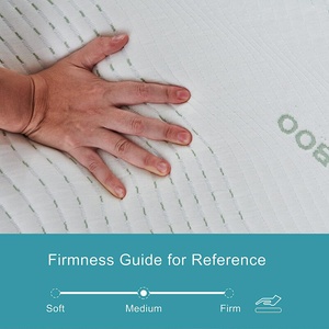 Gấp Nệm 6 inch tri-gấp Bộ nhớ bọt Nệm toppeboldable Nệm topperr với tre bìa cho cắm trại - Product Image 3