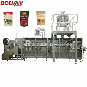 double-chamber vacuum cooking oil honey confectionery packs making doypack sealer packing machine automatic