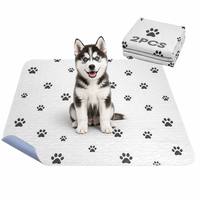 Tapis absorbants lavables Aosen pour chiens, 100 % imperméables, anti-fuites, réutilisables, pour chiots, à absorption rapide, pour l'apprentissage de la propreté