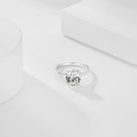 Bague incrustée de zircon en forme d'oeuf de pigeon en argent sterling S925 pour femme