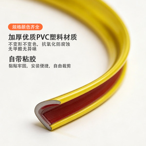 PVC Corner Protectors L-Shaped For Frames Tables Walls Electroplated Soft <b>Decorative</b> <b>Edge</b> Guard - Product Image 4