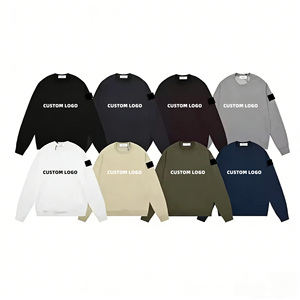 Sudadera de Cuello Redondo Extra Grande, de Algodón 100%, de Invierno, con Estampado Urbano, Unisex, con Logotipo Personalizado, de Fábrica OEM, de Lujo, para Hombre, Corte Regular - Product Image 1