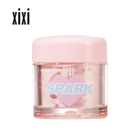 Fard à paupières liquide monocolore Xixi, transparent et rêveur, avec des reflets nacrés fins et brillants, pour un effet illuminateur